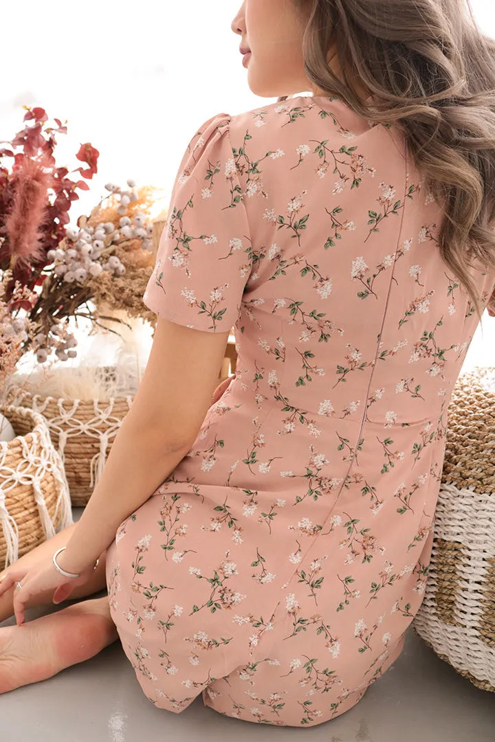 GYPSY FLORA PLAYSUIT (BLUSH)