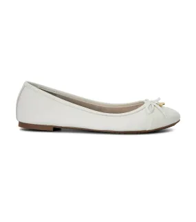 Hallo Ballet Flats White