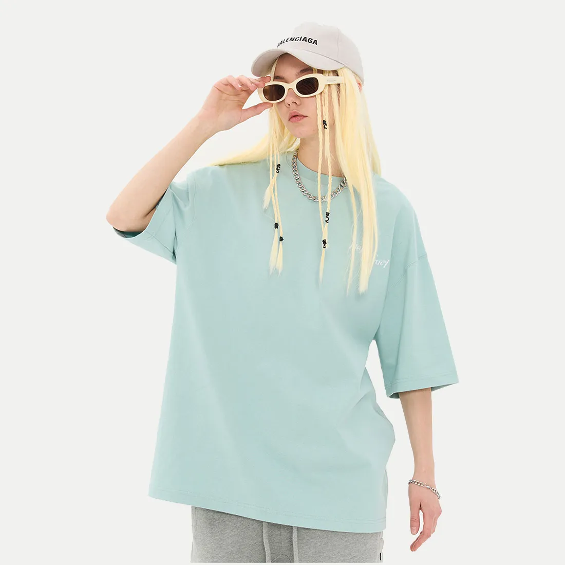 HARSH AND CRUEL  |Unisex Street Style Cotton Short Sleeves Oversized Logo