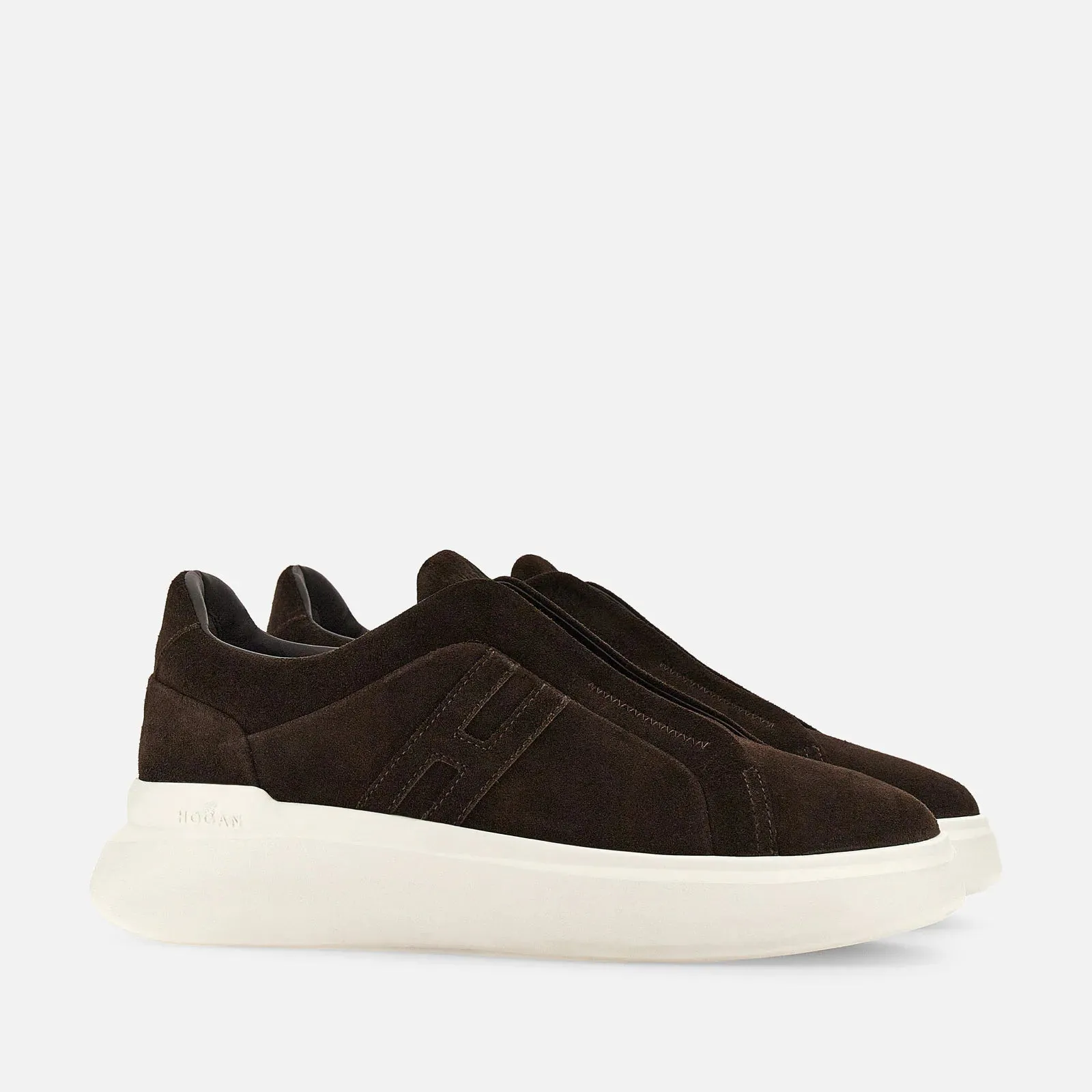 Hogan H580 Slip-On Sneakers - Brown