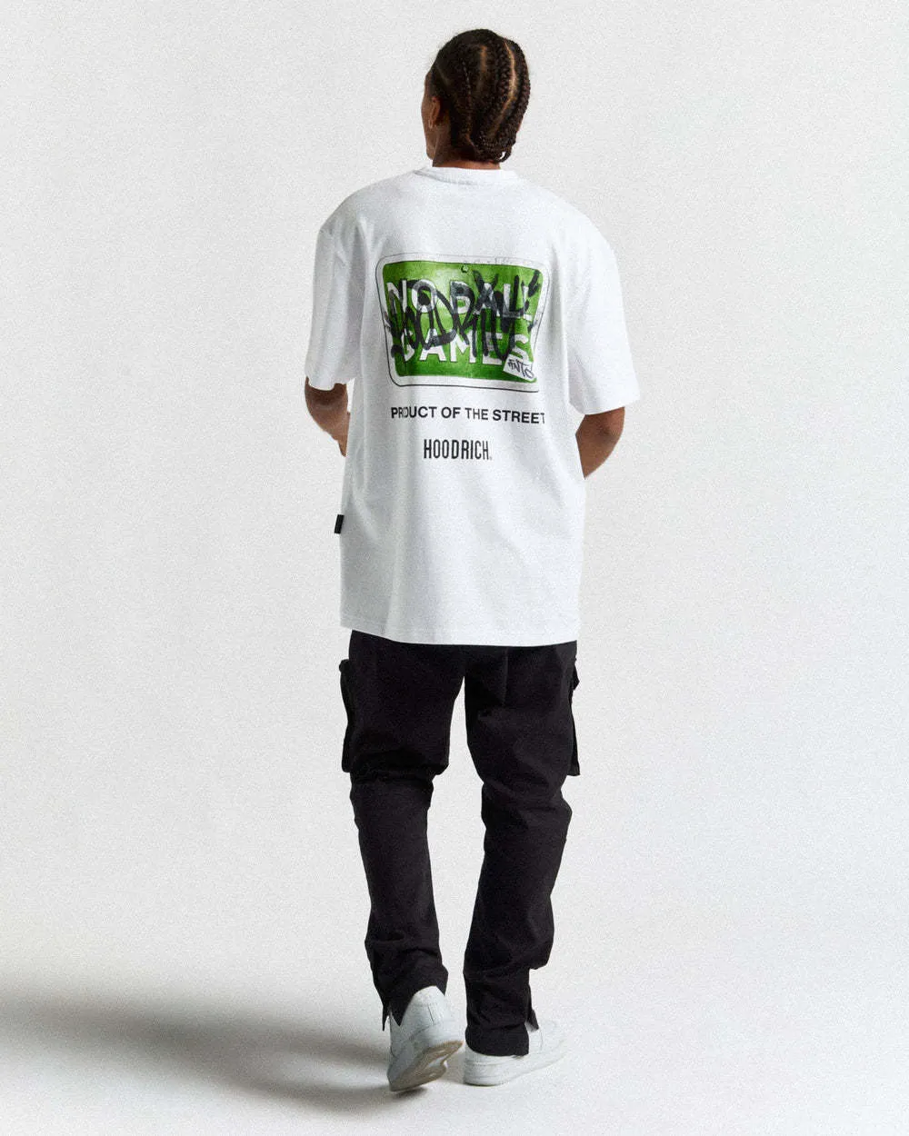 HOODRICH  |Street Style Cotton Short Sleeves Oversized Logo T-Shirts