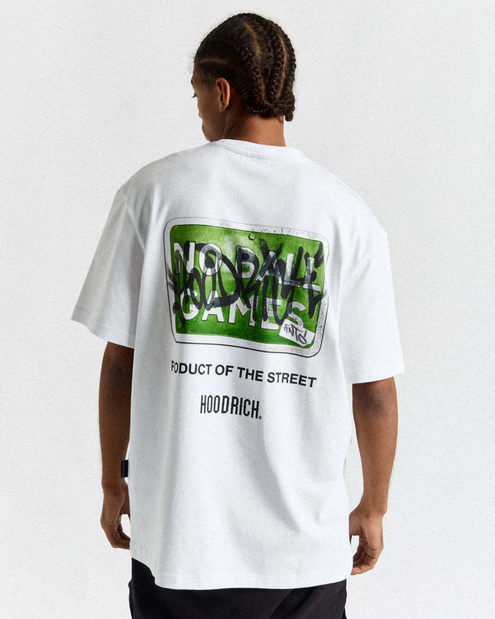 HOODRICH  |Street Style Cotton Short Sleeves Oversized Logo T-Shirts