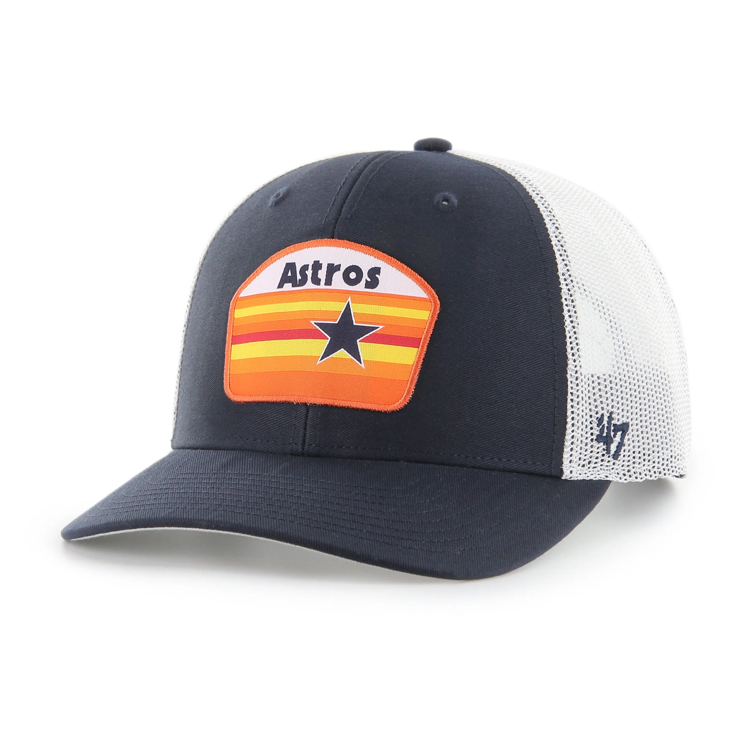 HOUSTON ASTROS COOPERSTOWN REGION PATCH '47 TRUCKER