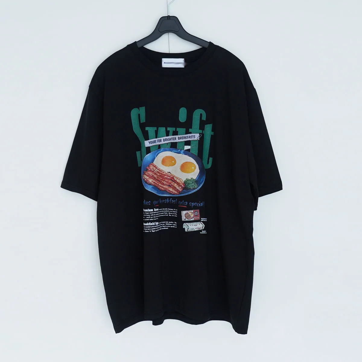 IONSEOUL  |Crew Neck Unisex Street Style Cotton Short Sleeves Oversized