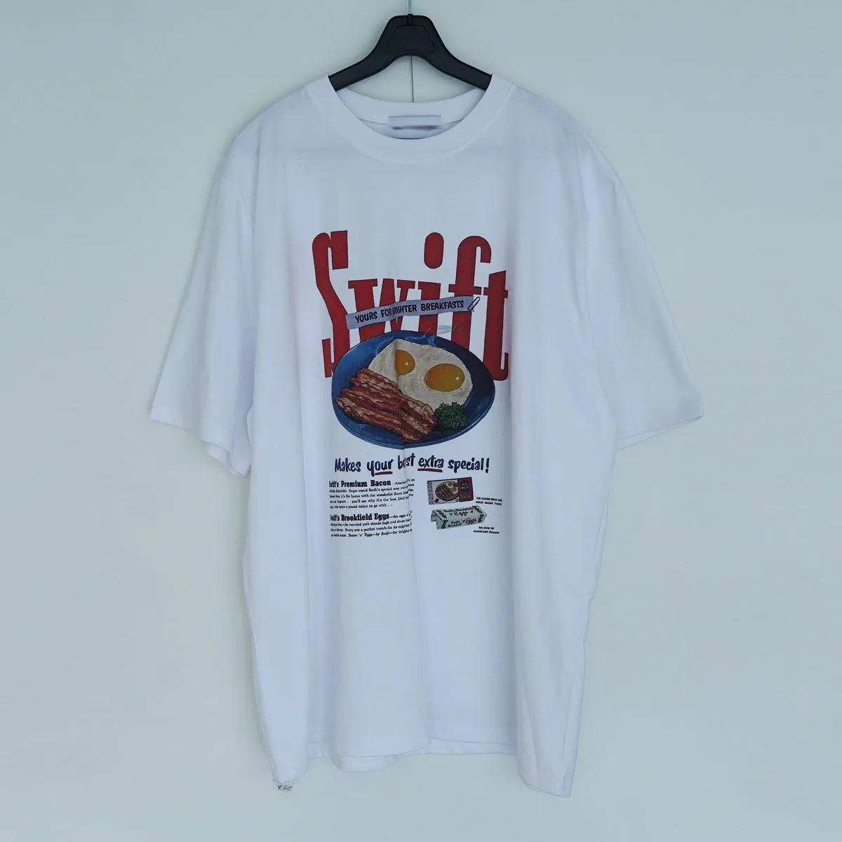 IONSEOUL  |Crew Neck Unisex Street Style Cotton Short Sleeves Oversized