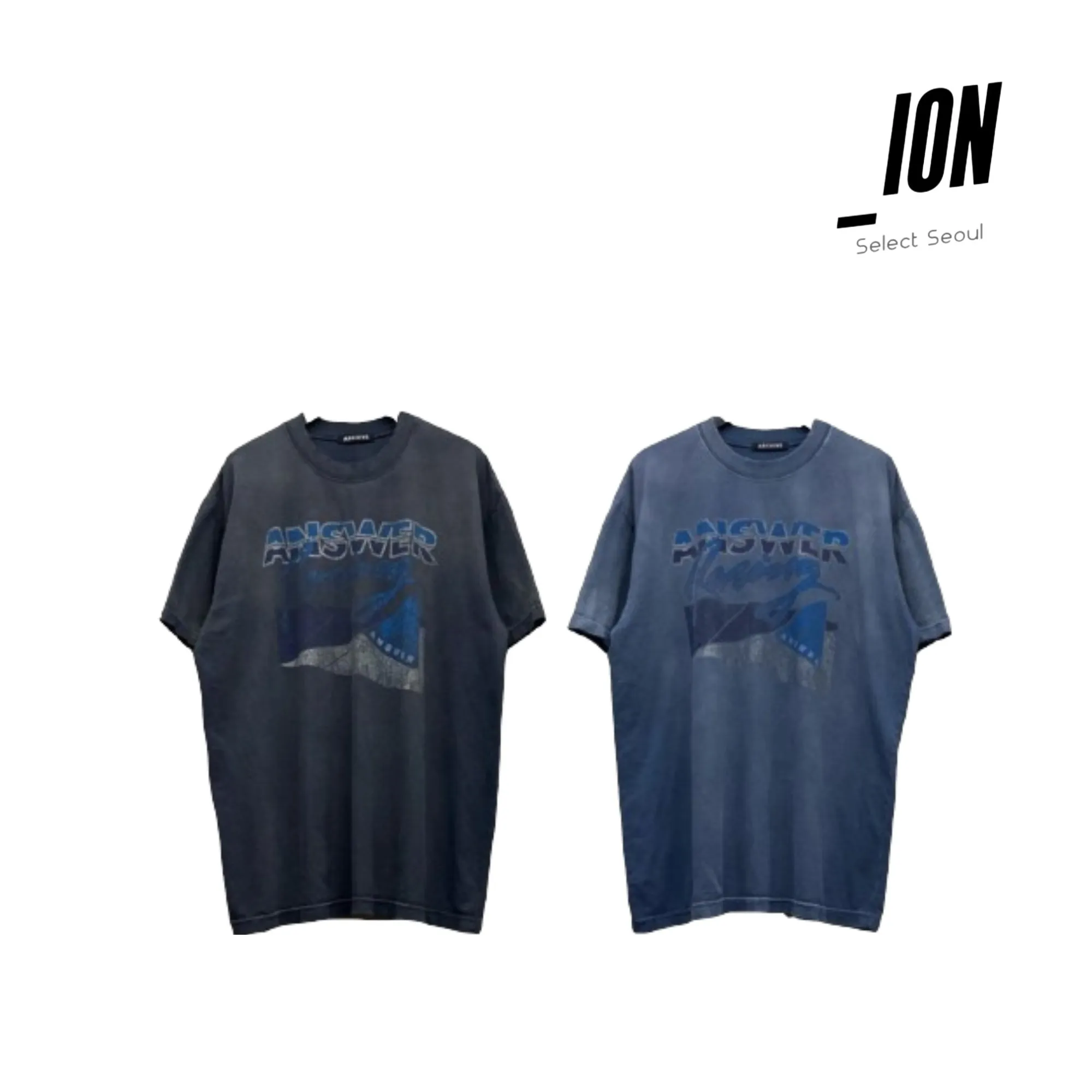 IONSEOUL  |Unisex Street Style U-Neck Cotton Short Sleeves Oversized