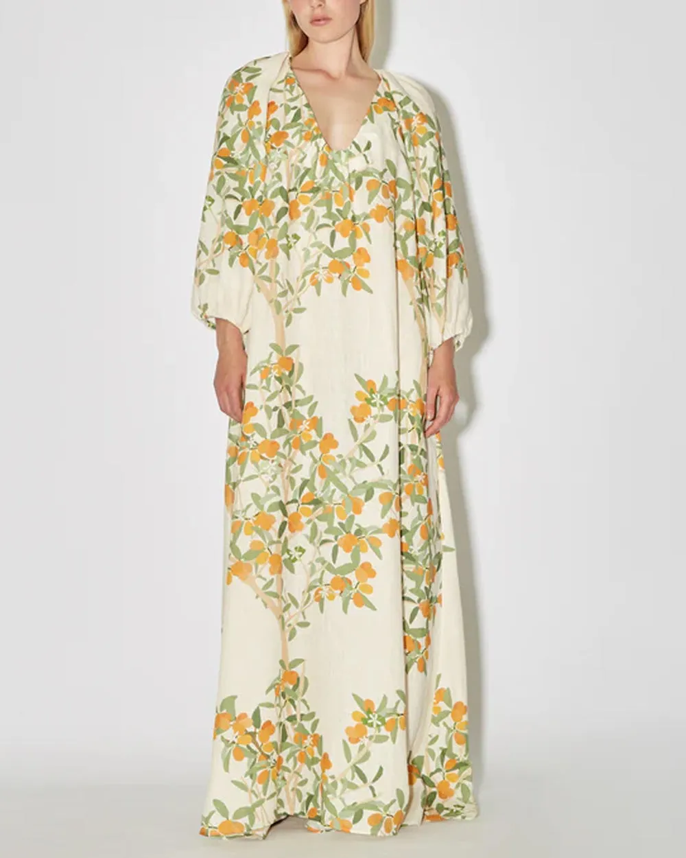 Ivory Kumquat Georgio Maxi Dress