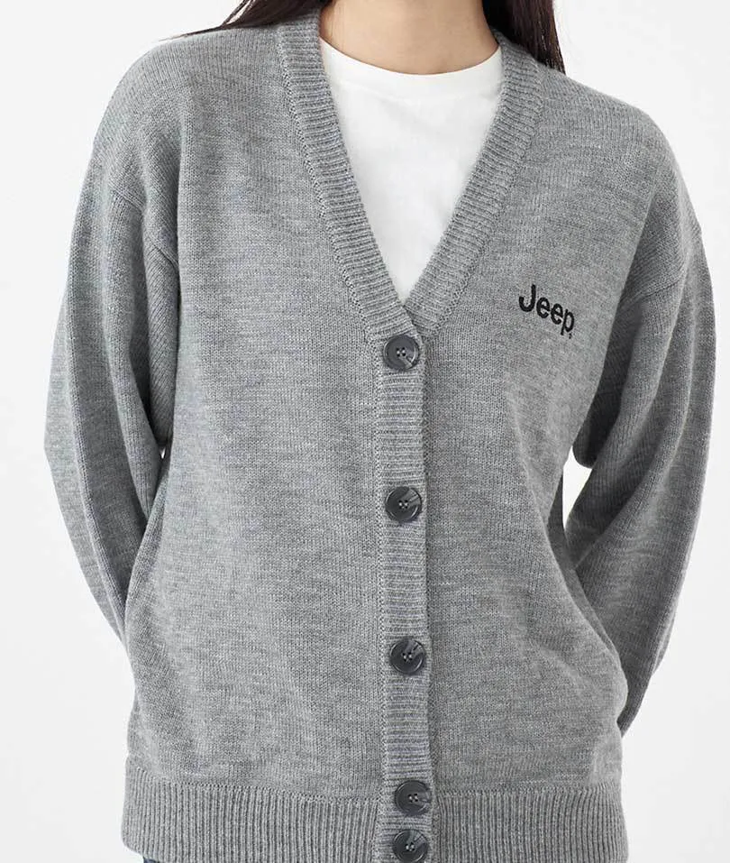 JEEP  |Oversized Logo Cardigans