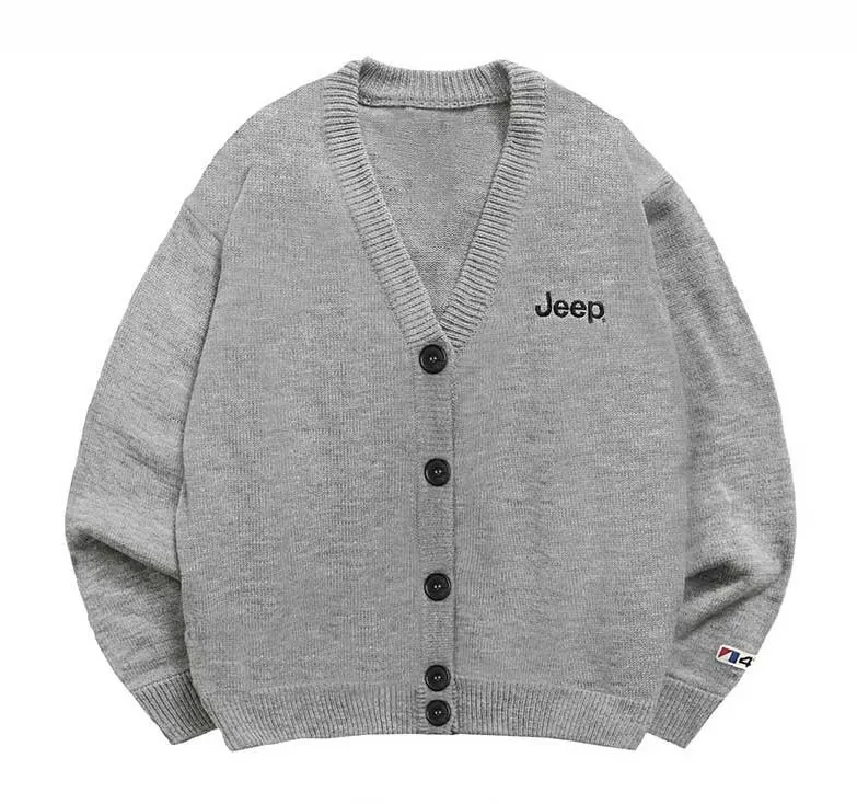 JEEP  |Oversized Logo Cardigans