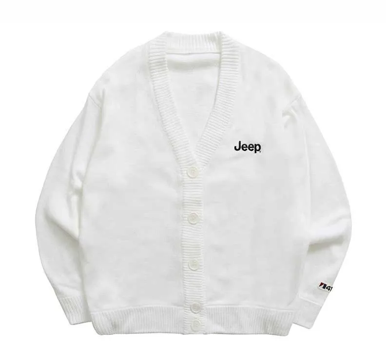 JEEP  |Oversized Logo Cardigans