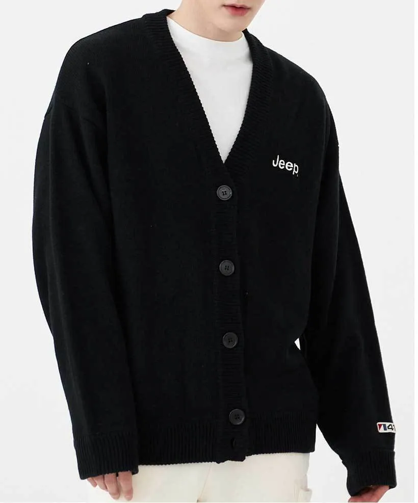 JEEP  |Oversized Logo Cardigans