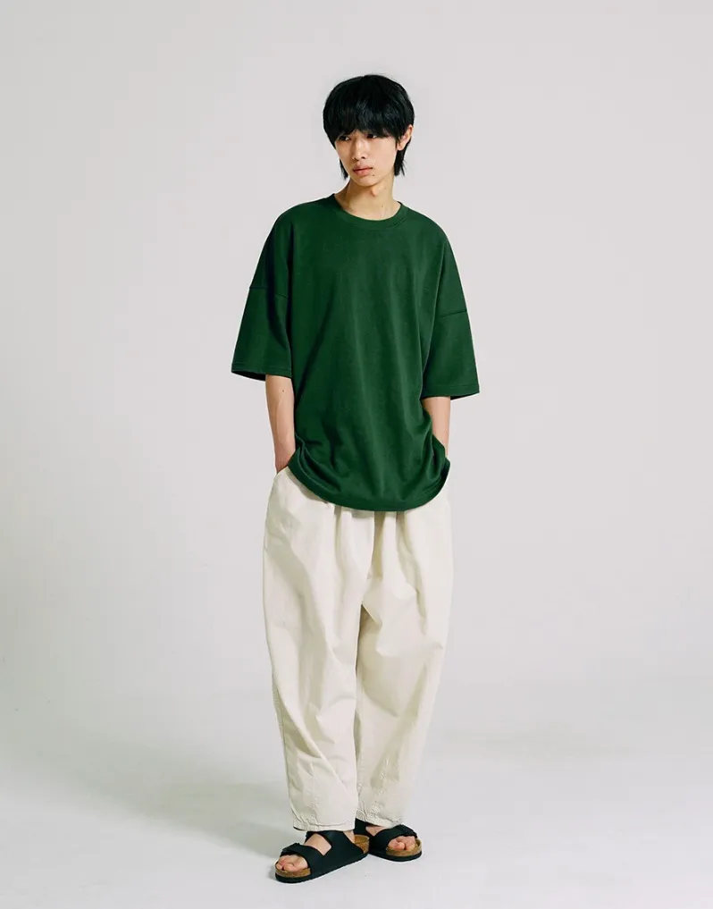 Jemut  |[JEMUT]★BRIGHT OVERFIT SHORT T-SHIRT