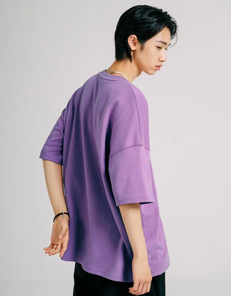 Jemut  |[JEMUT]★BRIGHT OVERFIT SHORT T-SHIRT