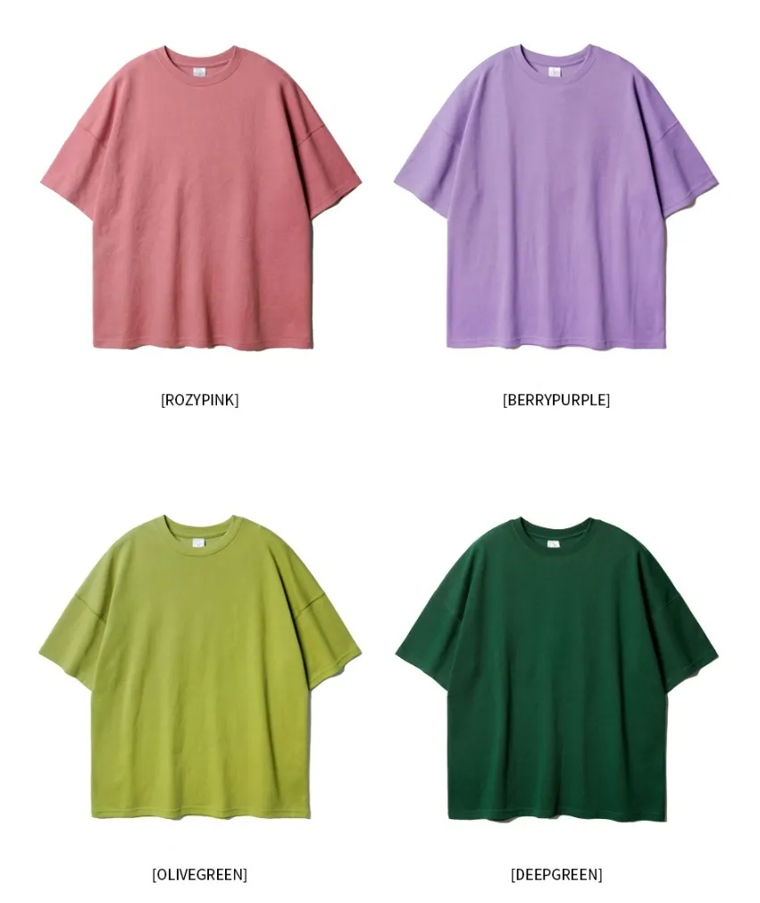 Jemut  |[JEMUT]★BRIGHT OVERFIT SHORT T-SHIRT