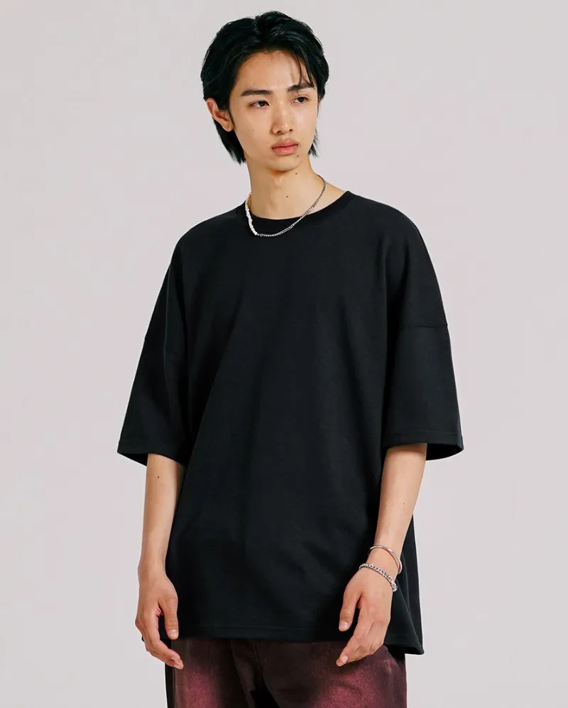 Jemut  |[JEMUT]★BRIGHT OVERFIT SHORT T-SHIRT