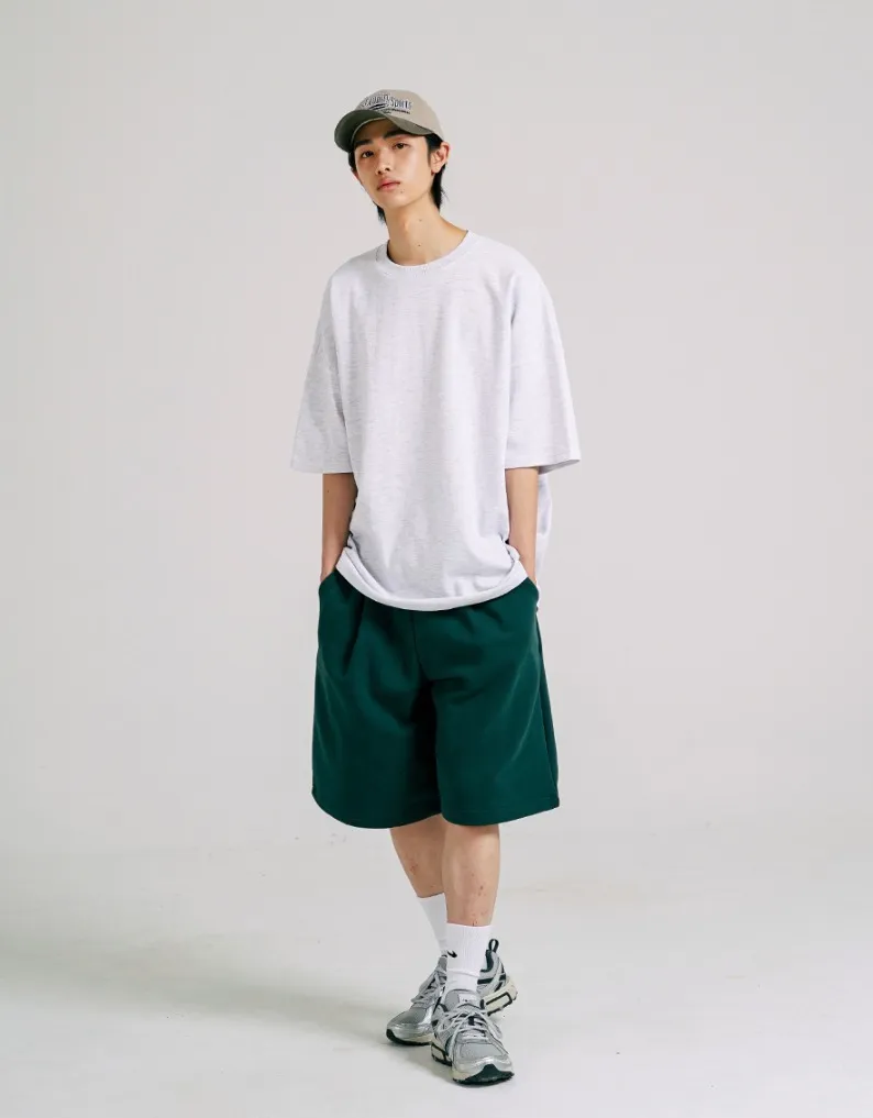 Jemut  |[JEMUT]★BRIGHT OVERFIT SHORT T-SHIRT