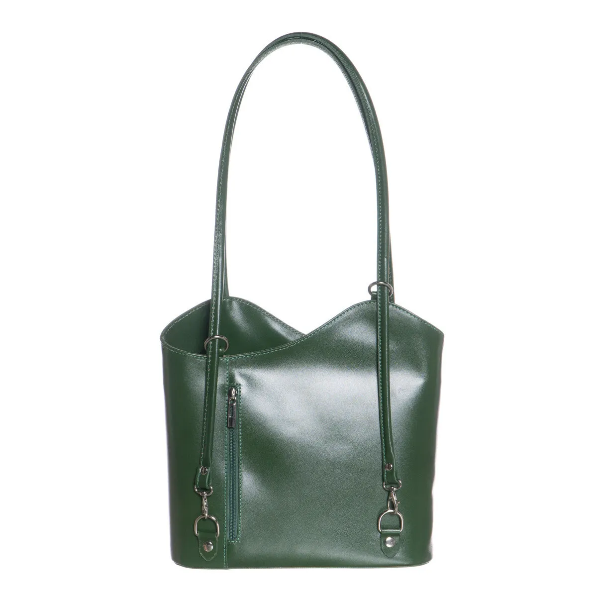 Joy - Shopper da Donna Verde In Vera Pelle