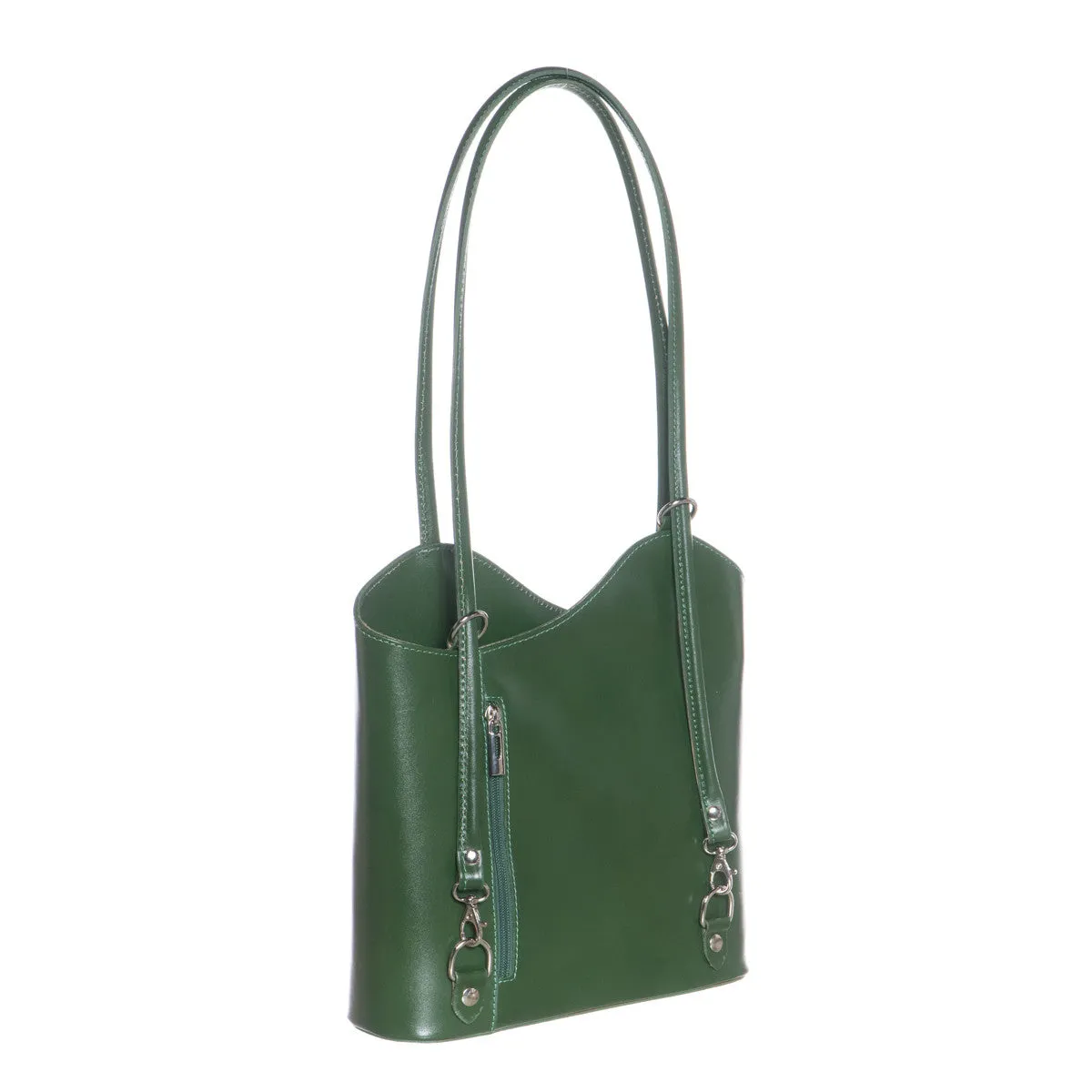 Joy - Shopper da Donna Verde In Vera Pelle