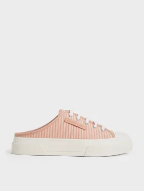 Kay Striped Slip-On Sneakers - Pink