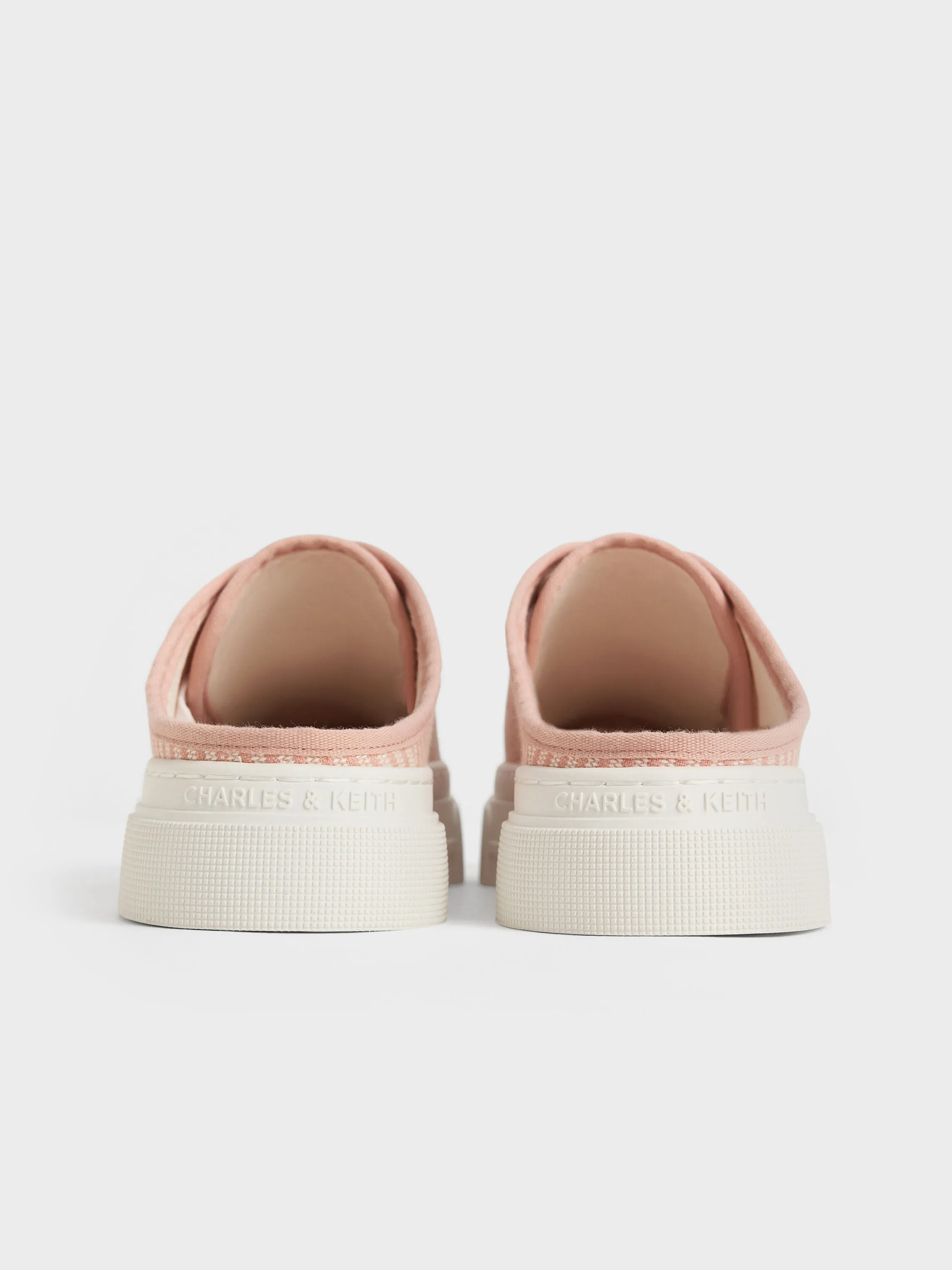 Kay Striped Slip-On Sneakers - Pink