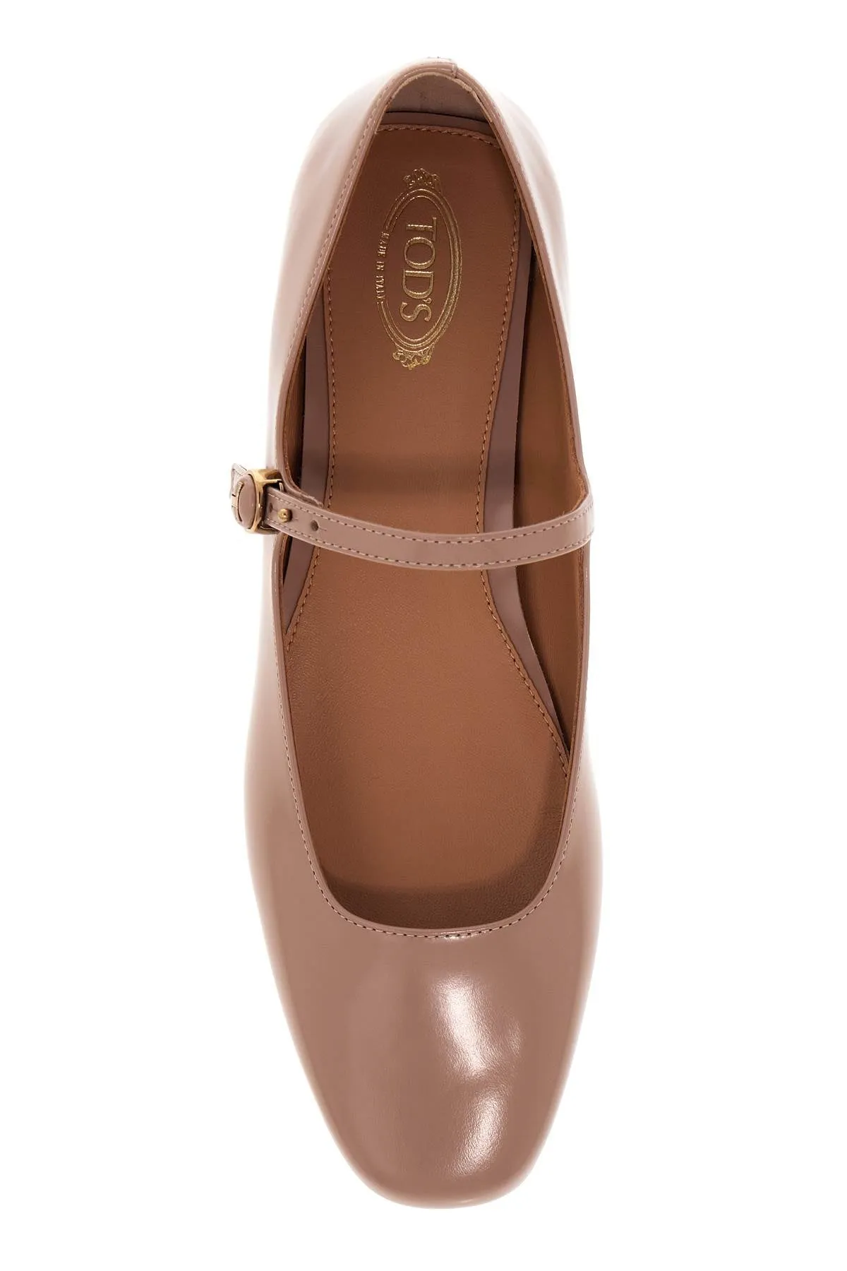 leather ballet flats