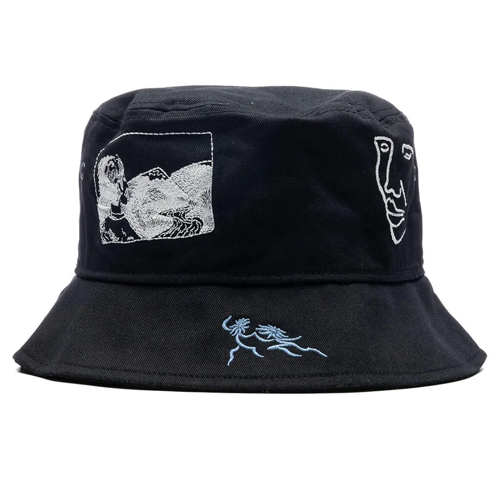 Let Go Bucket Hat - Black