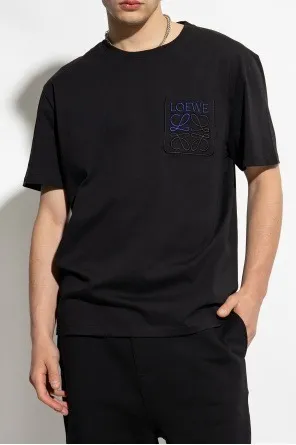 LOEWE  |Crew Neck Unisex Street Style Plain Cotton Short Sleeves