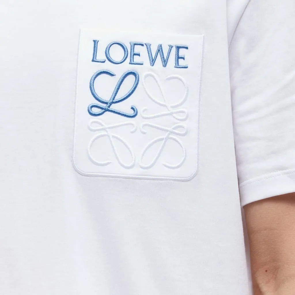 LOEWE  |Crew Neck Unisex Street Style Plain Cotton Short Sleeves