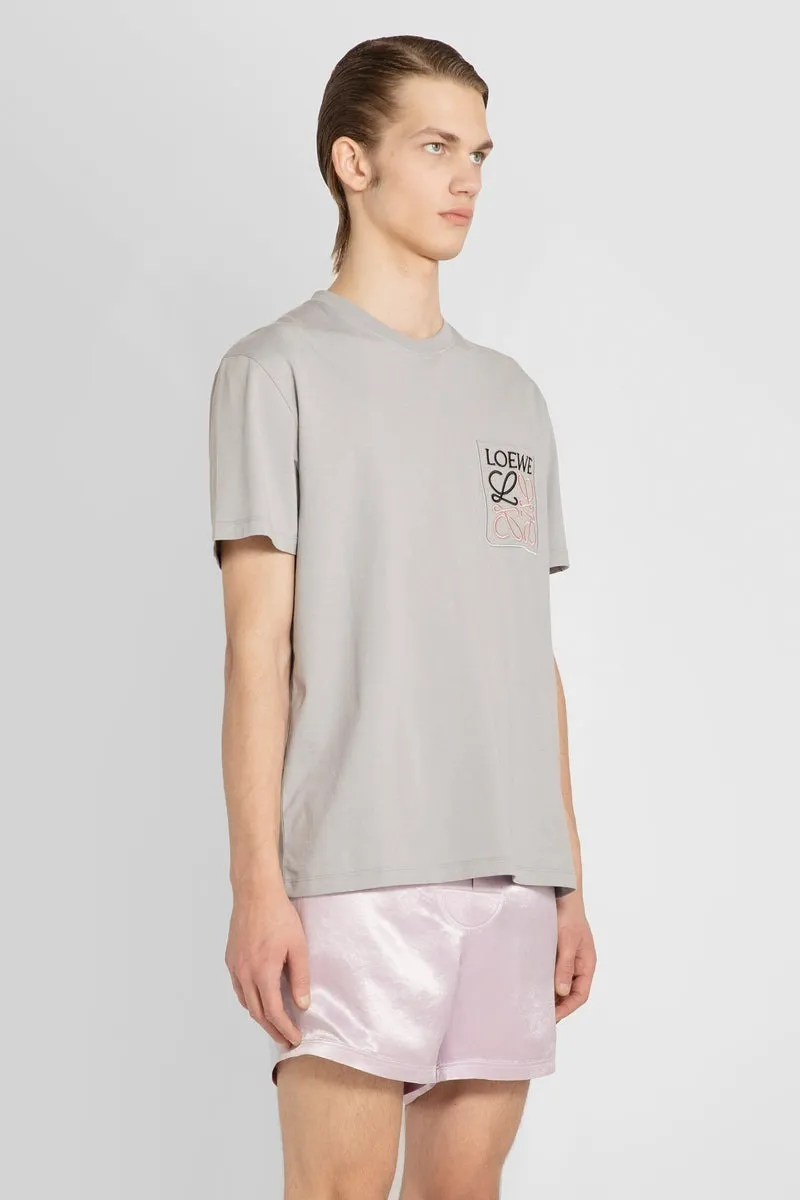 LOEWE  |Crew Neck Unisex Street Style Plain Cotton Short Sleeves