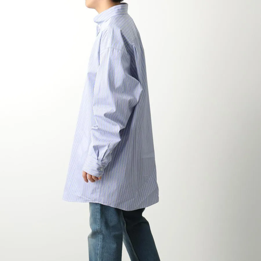 Maison Margiela  |Unisex Street Style Cotton Oversized Logo Designers Shirts