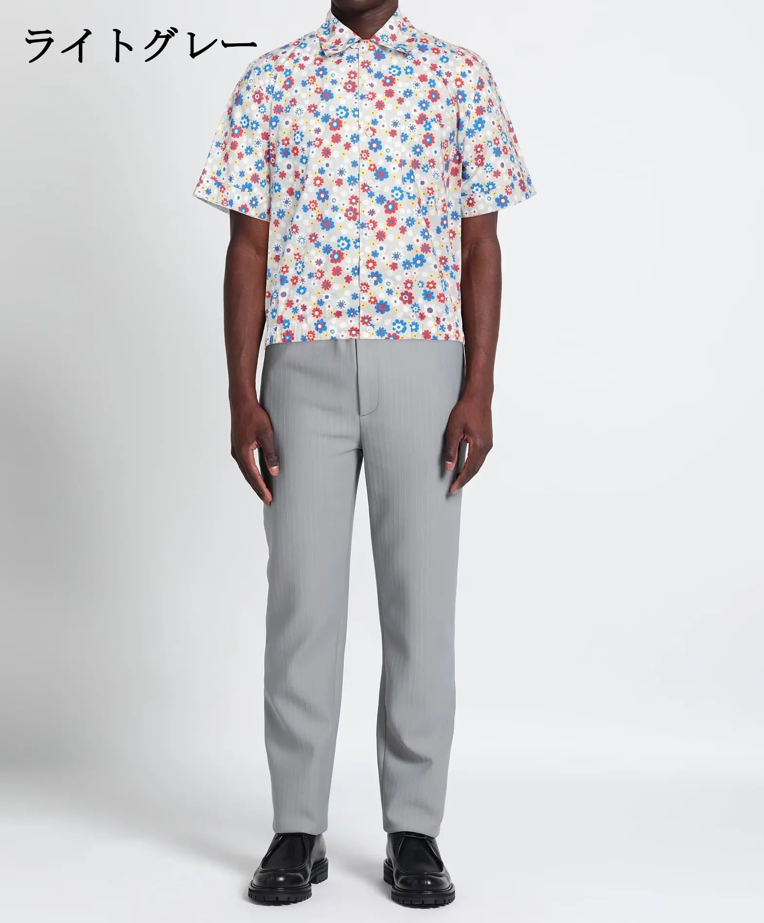 MARNI  |Flower Patterns Cotton Short Sleeves Oversized Logo