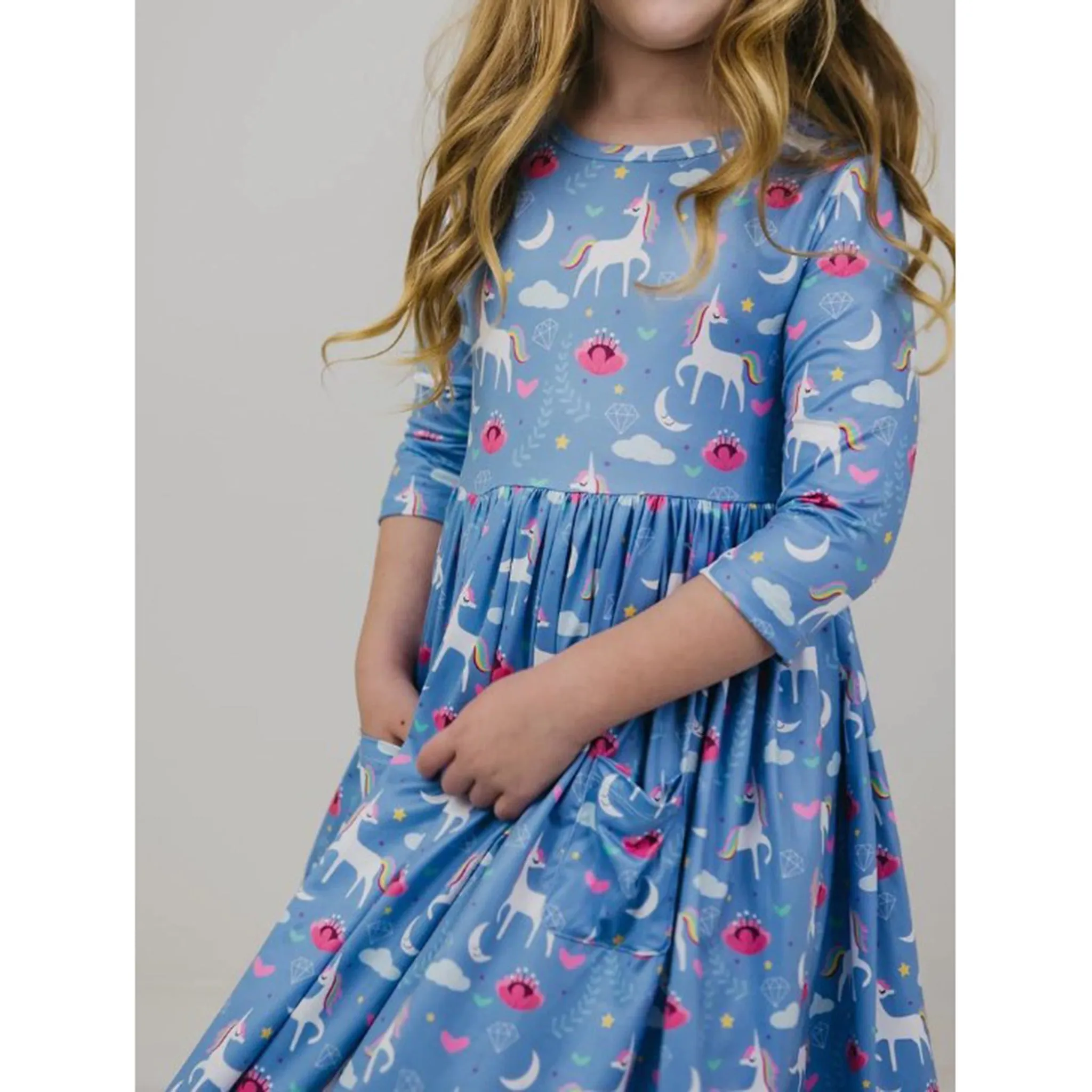 Mila & Rose Blue Moon Unicorn Dress