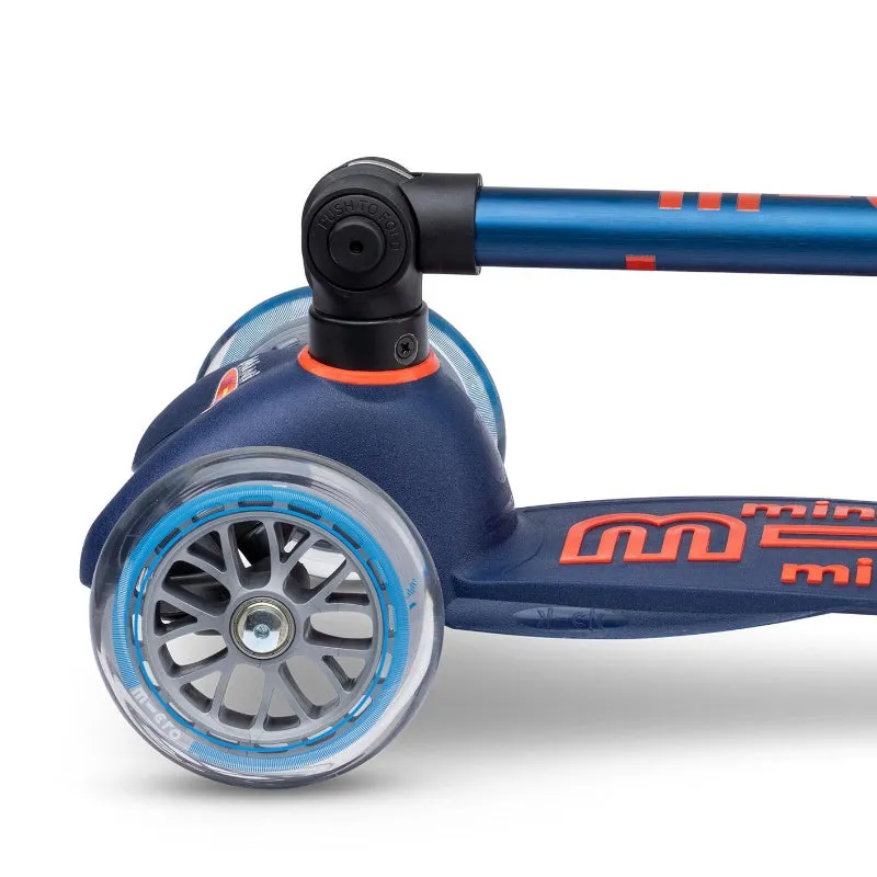 Mini Micro Deluxe Foldable Scooter - Navy