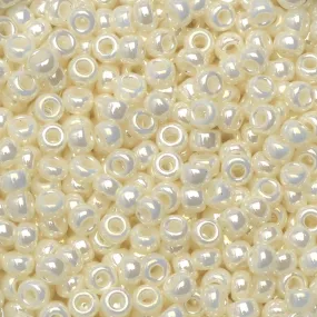 Miyuki Round Seed Beads, 8/0, #9591 Pearl Ceylon (22 Gram Tube)