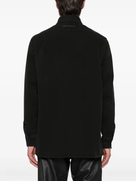 MM6 Maison Margiela  |Unisex Street Style Long Sleeves Plain Cotton Oversized