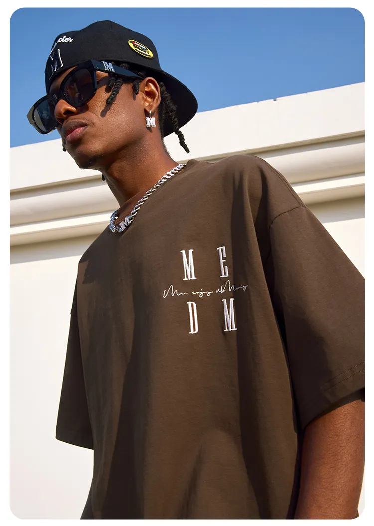 MR. ENJOY DA MONEY  |Crew Neck Unisex Street Style Plain Cotton Short Sleeves