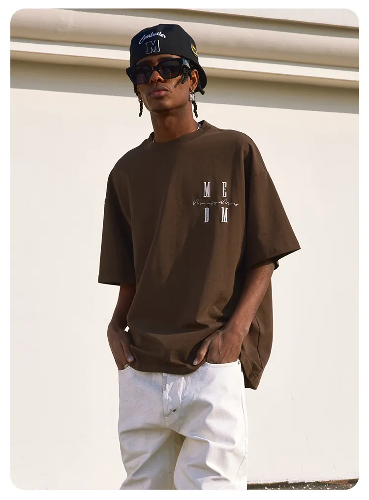 MR. ENJOY DA MONEY  |Crew Neck Unisex Street Style Plain Cotton Short Sleeves