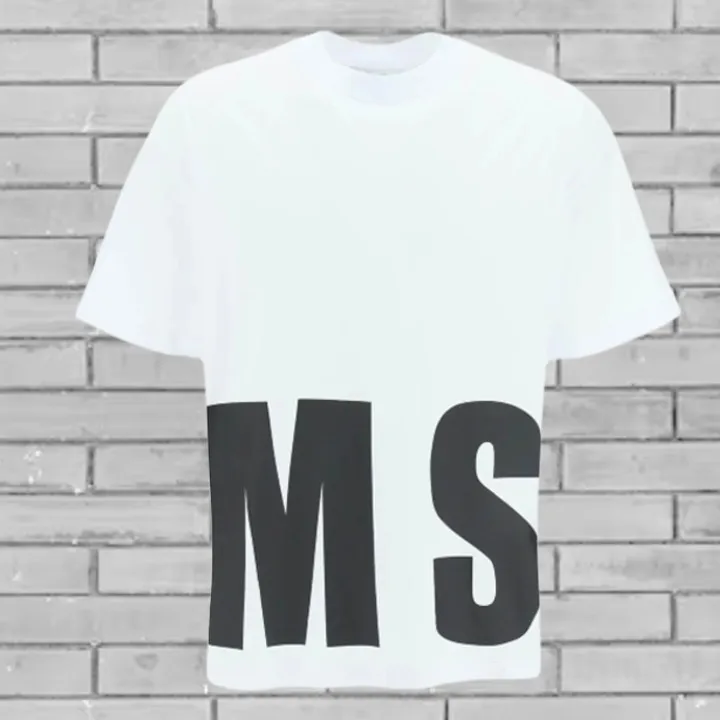 MSGM  |Crew Neck Unisex Street Style Plain Cotton Short Sleeves