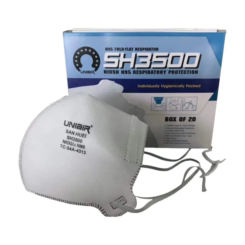 N95 Respirator Masks SH3500 by NIOSH Box of 20