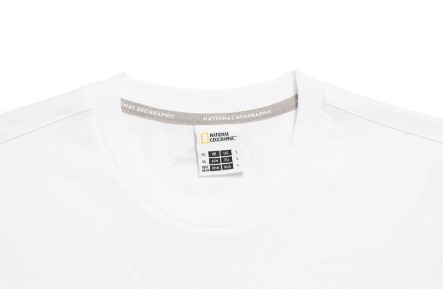 NATIONAL GEOGRAPHIC  |Unisex Street Style Plain Oversized Logo T-Shirts