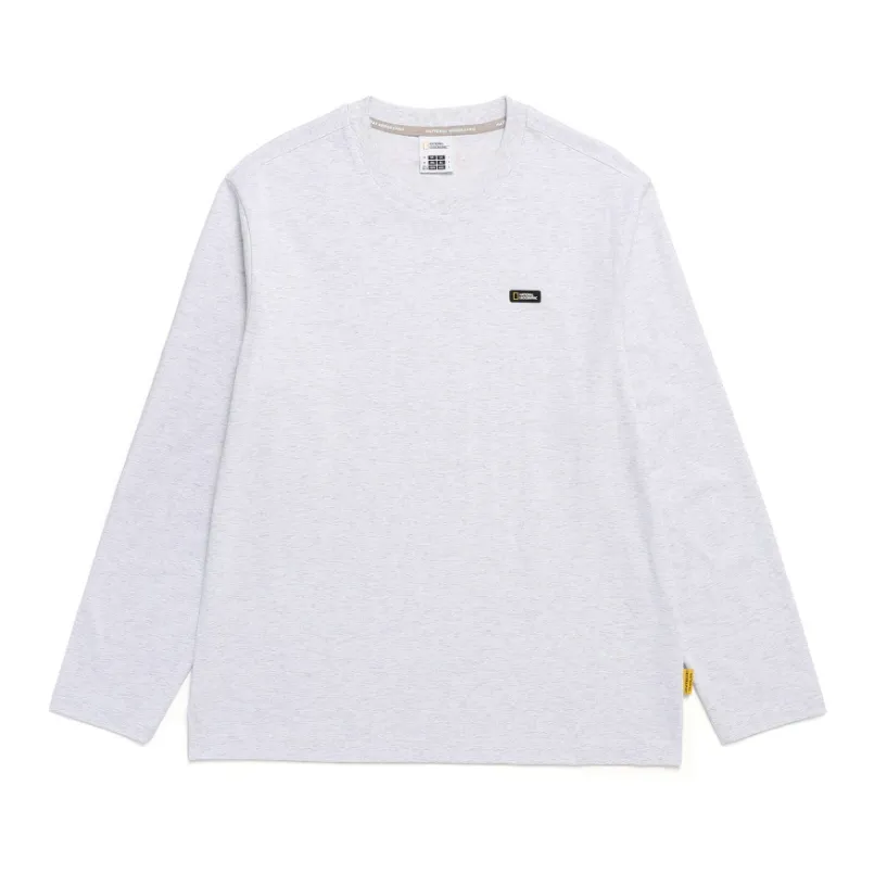 NATIONAL GEOGRAPHIC  |Unisex Street Style Plain Oversized Logo T-Shirts