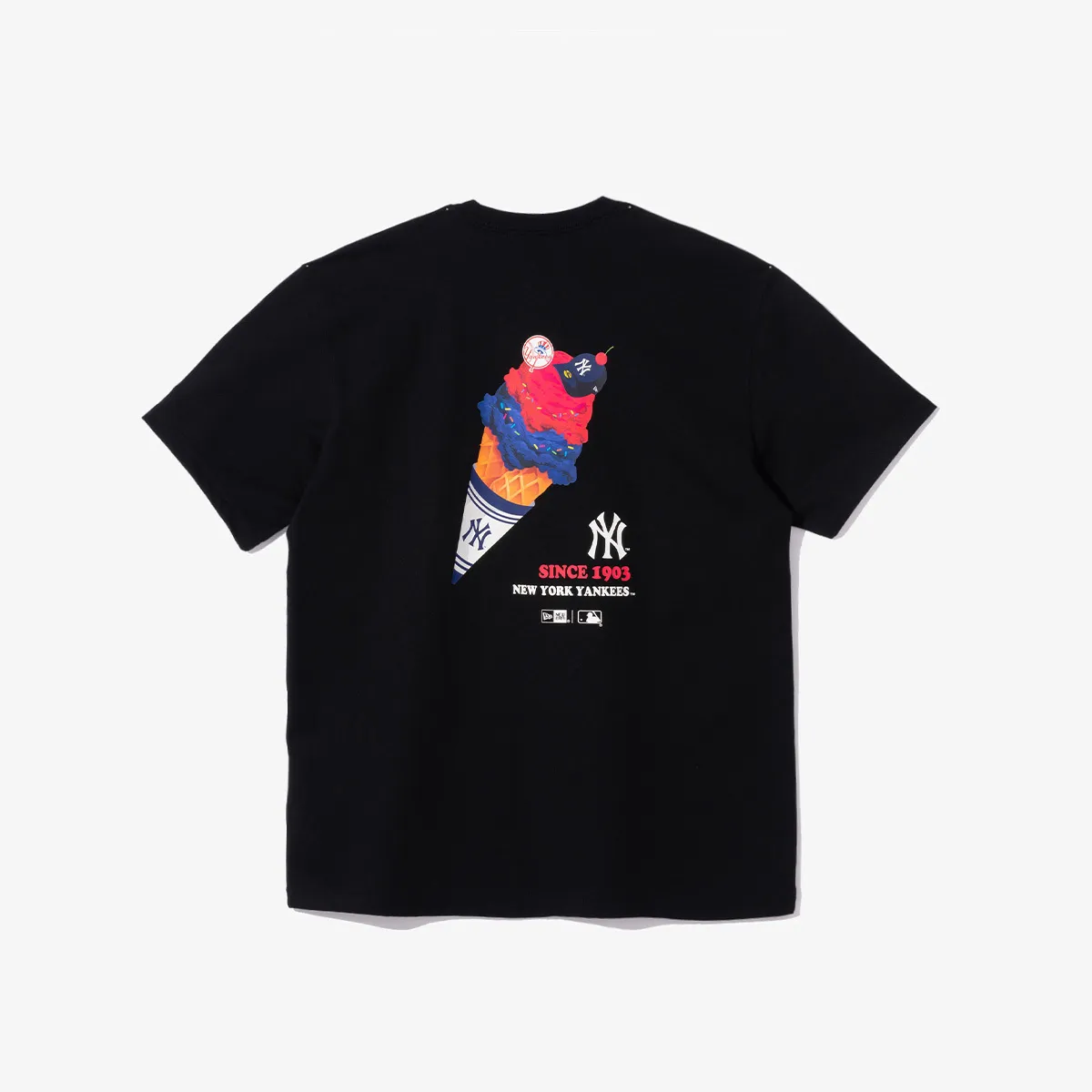 New Era  |[New Era]★MLB HOME CHEERING ICE CREAM T-SHIRTS