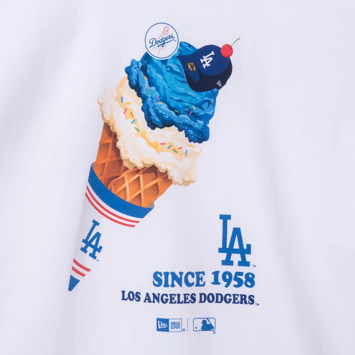 New Era  |[New Era]★MLB HOME CHEERING ICE CREAM T-SHIRTS