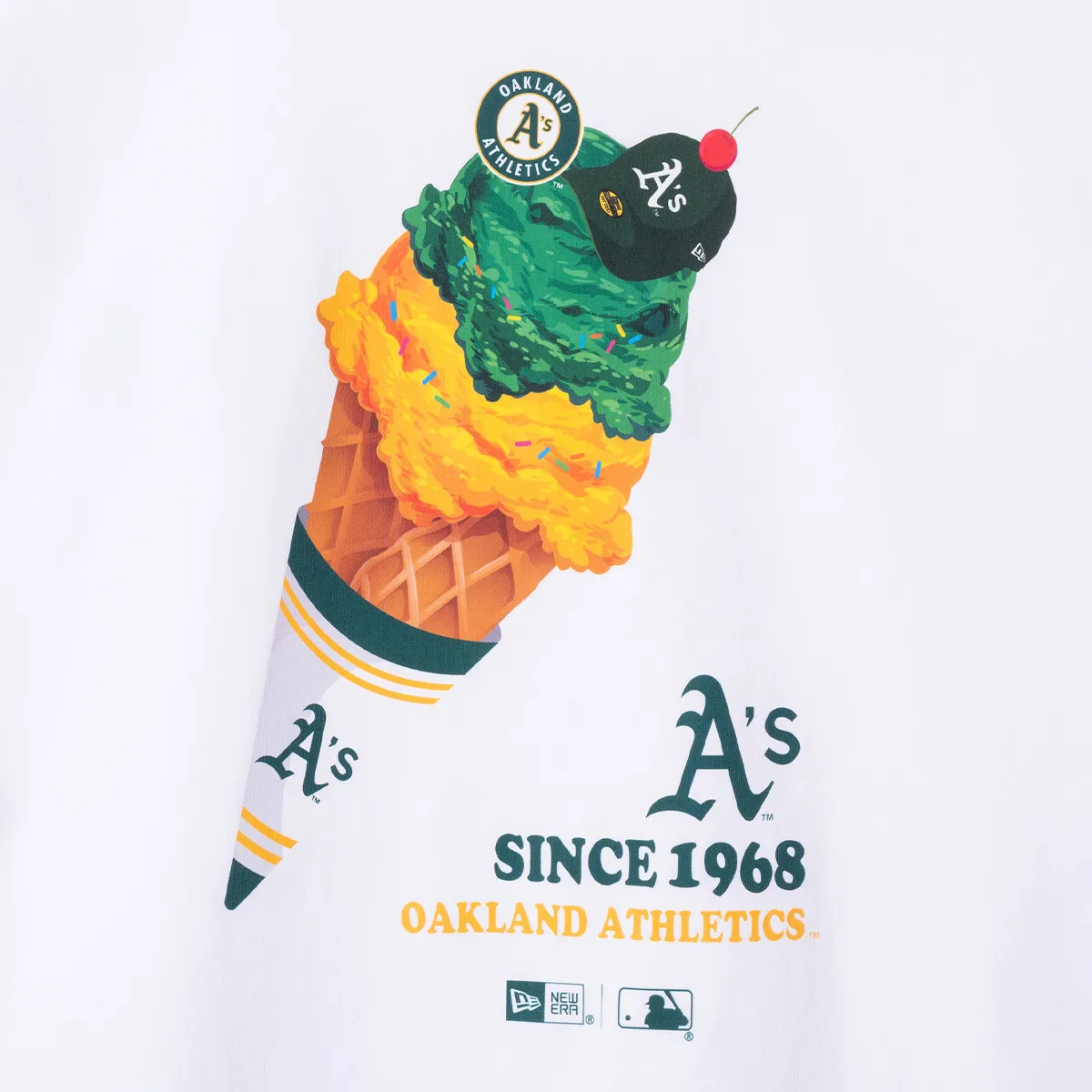 New Era  |[New Era]★MLB HOME CHEERING ICE CREAM T-SHIRTS