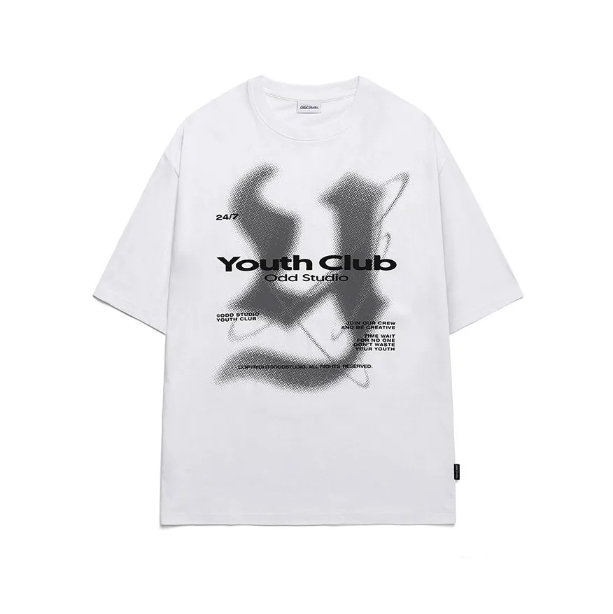 Odd Studio  |Unisex U-Neck Cotton Oversized T-Shirts