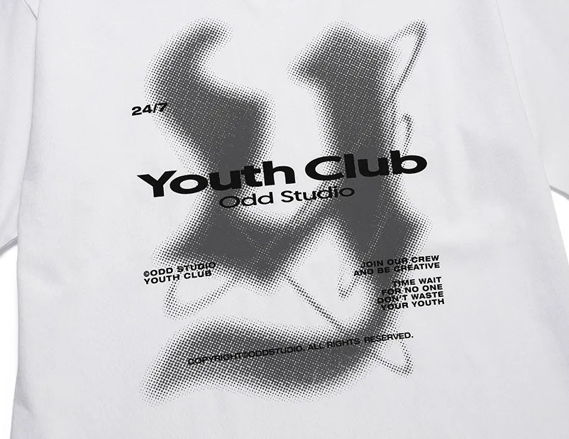 Odd Studio  |Unisex U-Neck Cotton Oversized T-Shirts