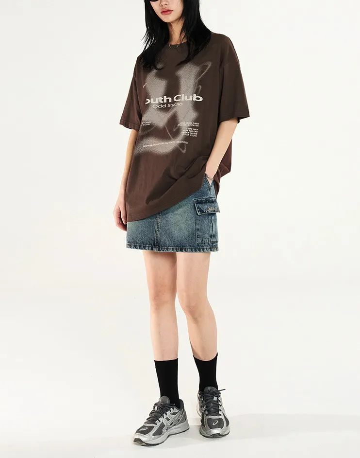 Odd Studio  |Unisex U-Neck Cotton Oversized T-Shirts