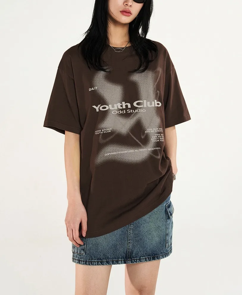 Odd Studio  |Unisex U-Neck Cotton Oversized T-Shirts