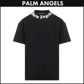 Palm Angels  |Crew Neck Unisex Street Style Cotton Short Sleeves Oversized