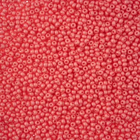 Preciosa Czech Glass, 11/0 Round Seed Bead, PermaLux Dyed Chalk Pink (1 Tube)